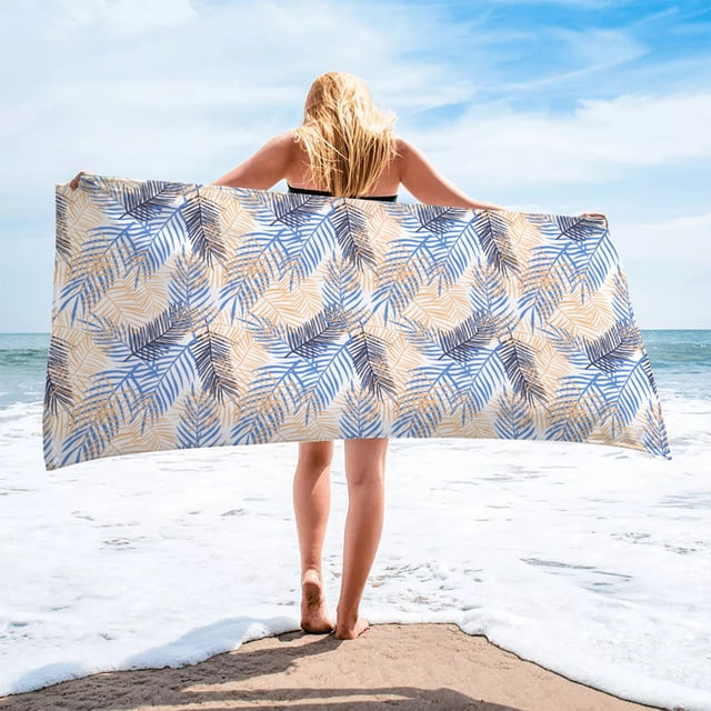 Yhmxh Pool Accessories Beach Essentials Microfiber Beach Towel Super,Lightweight Special Pattern Bath Towel, Sandproof Beach Blanket,Multi-Purpose Towel For Travel Swimming Pool Camping Yoga And Gym