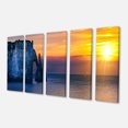 thumbnail image 2 of Etretat Cliff Normandy Panorama - Large Seashore Canvas Wall Art, 2 of 3