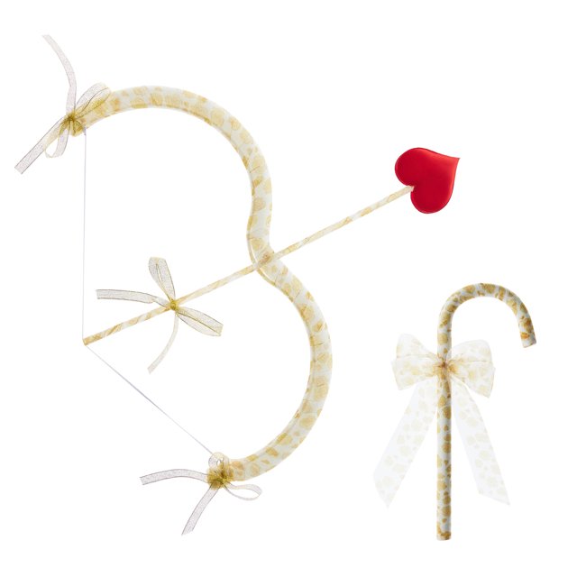 Honganda Valentines Day Cupid Accessories Bow and Arrow Set Cosplay Cane Costume for Party Stage