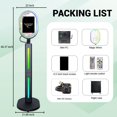 thumbnail image 3 of WideMeet 13.3'Portable Mirror Photobooth with HD pixel Selfie Stand Machine Touch Screen for Wedding, 3 of 7