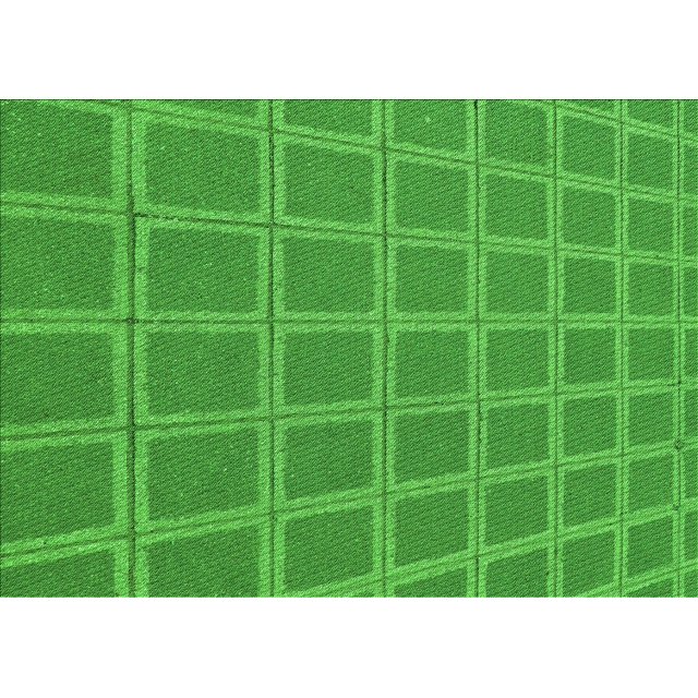 Ahgly Company Machine Washable Indoor Rectangle Transitional Green Area Rugs, 2' x 3'