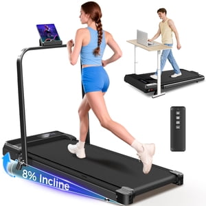 Tomile Tapis pour maison/bureau, tapis pliable compact et portable, tapis de bureau avec télécommande, 2,5HP,350 Capacités