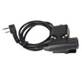 thumbnail image 1 of Talkie Adapter Cable,  90cm U94 PTT Adapter Cable  Bite Force  for  KPG TH TK, 1 of 8