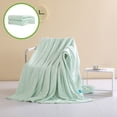 thumbnail image 3 of Cool Comforters for Hot Sleepers,Cool Feeling Friendly Solid Color Washed Summer Breathable Comforter for Bed, 3 of 6