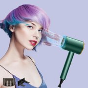 Feltree Hair Dryer High-power Hair Dryer Home Hair Dryer Hot Wind Comb Hair Salon Blowing Comb