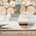 thumbnail image 3 of Rugking Area Rug 5X7 Persian Rug Vintage Indoor Thin Rug Soft Door Mat Taupe Print Overdyed Boho Retro Floor Cover Farmhouse Washable Kitchen Bedroom, 3 of 6