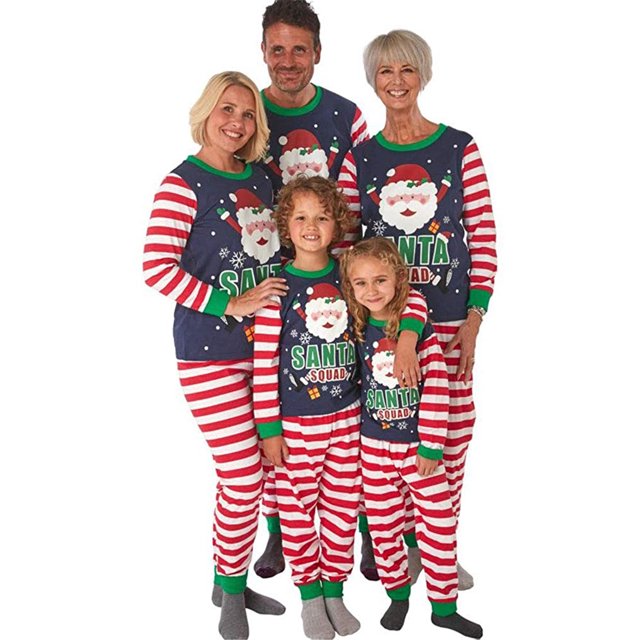 Pyjamas de Noël Assortis pour la Famille Ensembles de Pyjamas de Noël Ensemble de Pyjamas Assortis pour les Fêtes pour Couples Femmes Hommes Enfants Bébé