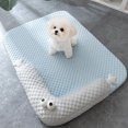 thumbnail image 4 of Cooling Dog Bed Mat, Breathable Pet Cushion for Small Dogs, Orthopedic Support, Summer Comfort, Non-Slip Kennel Pad, Removable Washable Cover, Indoor Use, 4 of 8