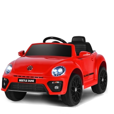 Patiojoy 12 Toddler Ride On Car Volkswagen Beetle Kids Electric Toy w/Remote Control Red