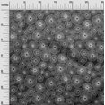 thumbnail image 3 of oneOone Georgette Viscose Dark Gray Fabric Abstracts Sewing Material Print Fabric By The Yard 42 Inch Wide, 3 of 5