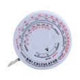 thumbnail image 4 of BMI Tape, Weight Loss Calculator Body Fat Caliper Mass Index Tape Measure  For Waist, 4 of 8