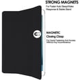 thumbnail image 2 of iPad Mini 7.9 Inch 5 Gen [ Mini 5th Generation 2019 ] A2133 A2124 A2126 MUXH2LL/A MUXF2LL/A MUXG2LL/A Trifold Slim Smart TPU Transparent Back Cover with Adjustable Stand Feature - Black, 2 of 6