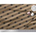 thumbnail image 3 of Soimoi Brown Poly Georgette Fabric Diagonal Stripe Print Fabric by the Yard 52 Inch Wide, 3 of 5
