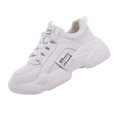 thumbnail image 1 of Chaussures pour Femmes Course Chaussures de Course pour Femmes Chaussures Décontractées pour Femmes Espadrilles Mode à Lacets Croisés Chaussures Plates Chaussures de Sport de Course, 1 of 9