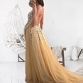 thumbnail image 4 of DPTALR Accessoires de Photographie de Grossesse Robe Maxi à Paillettes Unie à Manches Courtes, 4 of 8