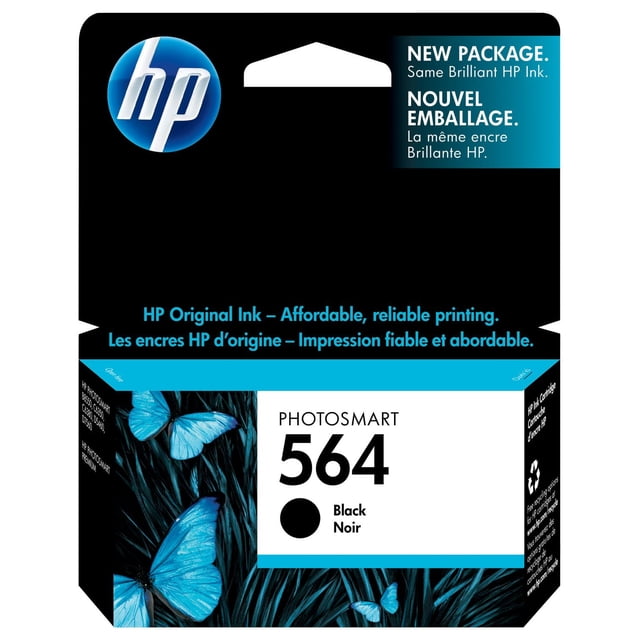 HP 564 Black Original Ink Cartridge (CB316WN)