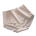 thumbnail image 1 of cfhntfmh Plus Size Panties for Women Soft High Waisted Full Coverage Briefs Breathable Color Block Seamless Underwear, 1 of 6