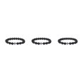thumbnail image 1 of Redempat Fashionable And Comfortable To Wear Unisex Beaded Bracelets For Everyday Chic Frosted 3Set, 1 of 6