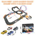 thumbnail image 4 of 2-in-1 Slot Car Race Track Sets - Electric Race Car Track with 4 High-Speed Racing Cars, Dual Racing Game Lap Counter Circular Overpass Tracks, Remot, 4 of 9