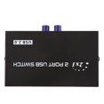 thumbnail image 1 of Commutateur de Partage, Compatible avec pour 98/Me/2000/XP, avec 2/4 Ports USB, Boîte de Commutation, Interface USB2.0 Noire pour Imprimante de Dispositif de Scanner, 1 of 8