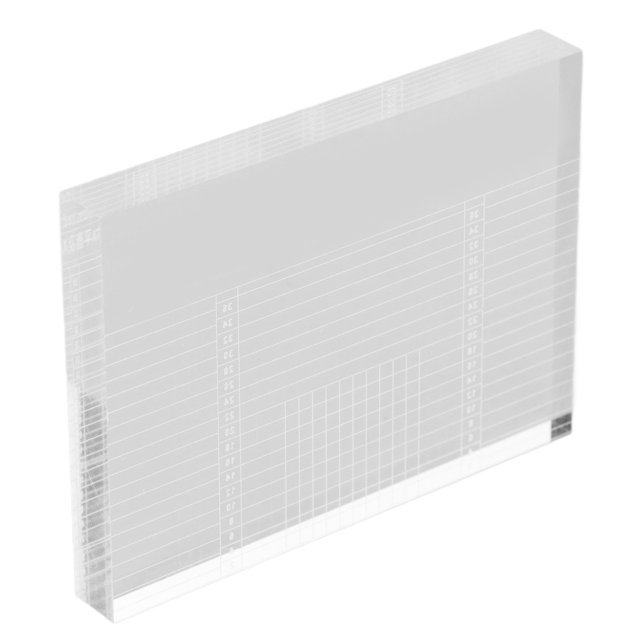 Règle d'Azimut VTA, Échelle d'Azimut VTA en Acrylique Transparent pour Balance des Bras