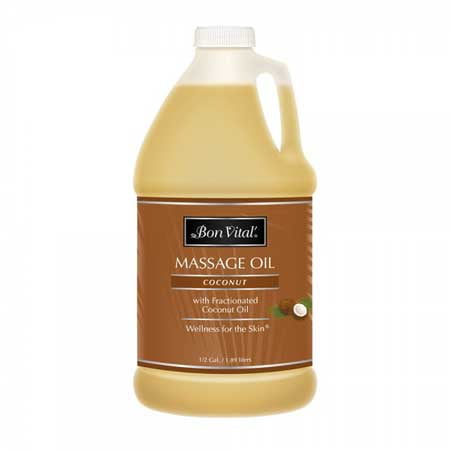 Bon Vital Fractionated Coconut Massage Oil - 1.89L (1/2gal)