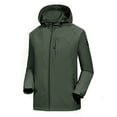 thumbnail image 2 of Windproof Jacket men Fashion Zipper Casual Windproof Waterproof Loose Outwear Jacket Coat, 2 of 8
