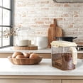 thumbnail image 3 of TIELUTT Airtight Kitchen Storage Containers for Dry Food Large Capacity Microwave Cooking Fridge Fruit Storage Containers Metal Food Storage Containers Glass Kitchen Storage Containers Cool Kitchen S, 3 of 7