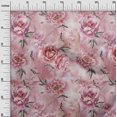 thumbnail image 3 of oneOone Cotton Poplin Pink Fabric Florals Sewing Material Print Fabric By The Yard 56 Inch Wide, 3 of 4