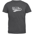 thumbnail image 1 of Meilleur Oncle du Monde T-Shirt pour Adulte Gris Chiné Foncé, 1 of 1