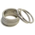 thumbnail image 2 of Abbracc Various Split Key Rings Keys Chain Bag Charms Clasp flat round circle clip 1 1, 2 of 9