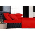 thumbnail image 2 of Mocassi 1800 Series Sheet Set 6 Pieces Deep Pocket Twin/Twin XL Red, 2 of 3