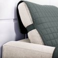 thumbnail image 4 of Housse de Protection Réversible pour Meubles de Chiens et Chats Chaise Marine/gris, 4 of 5