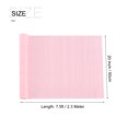thumbnail image 2 of Unique Bargains Crepe Paper Roll Crepe Paper Decoration 7.5ft Long 20 Inch Wide, Light Pink, 2 of 5