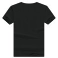 thumbnail image 4 of EGNMCR T Shirts pour Femmes Women's Mode Été Col Rond Loisirs Manches Courtes Hauts Imprimés, 4 of 4