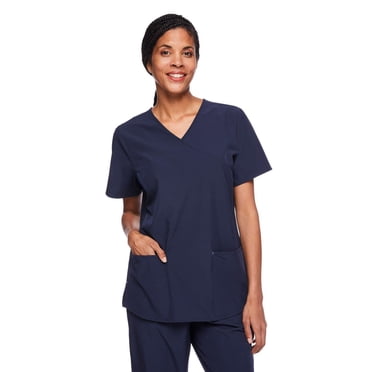 Haut d’uniforme médical drapé George pour femmes - Exclusivement en ligne