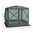 thumbnail image 3 of Outsunny Pavillon Moustiquaire Escamotable pour Camping, Installation Instantanée, Vert, 3 of 9