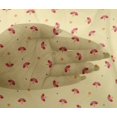 thumbnail image 4 of oneOone Viscose Chiffon Fabric Dot & Chinese Hand Fan Fashion Print Fabric BTY 42 Inch Wide, 4 of 4