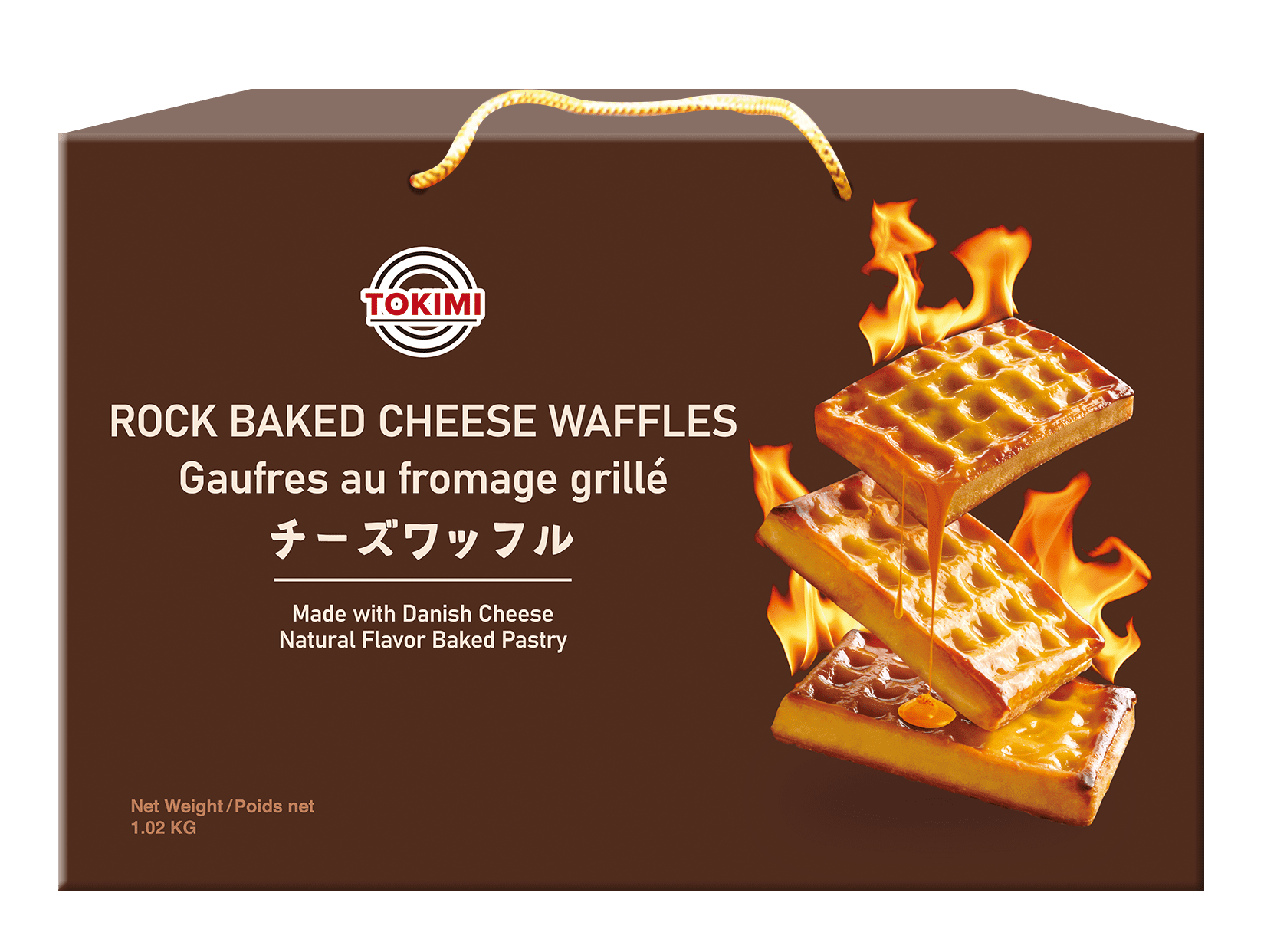 Gaufre au fromage cuite au four Tokimi Rock