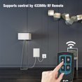 thumbnail image 3 of Yeacher DC 4CH Channel 433Mhz Wireless RF Switch Long Wireless Remote Control Switch DC12V RF Relay Receiver Module Toggle Switch 1527 Chip Smart Home Automation (2 & 1 Receiver), 3 of 8