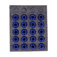 thumbnail image 4 of Écrous de Crantage Verrouillables, Écrous de Crantage Filetage 1.3 Po Hauteur M12x1.5 Pièces Accessoires de Roue pour Véhicule Couleur, Or, Rouge, Bleu, 4 of 8