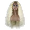 thumbnail image 3 of Peruvian Curly Human Hair Wig African Wavelet 39 Inch Adjustable Wigs for Women  52-58 cm Head Circumference, 3 of 3