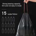 thumbnail image 4 of ZheElen 15Pcs Thickened Rope One Time Garbage Bags Drawstring Sturdy PE Trash Automatic Closing Pouch Bag Kitchen Tools, 4 of 6