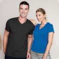 thumbnail image 2 of Kariban Mens Manches Courtes V Cou Slim Fit T-Shirt, 2 of 2
