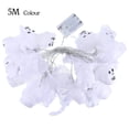 thumbnail image 2 of MesaSe Light String Halloween LED Ghost Battery Lamp Festival Horror Party Decoration  20 LED  White  5m, 2 of 8