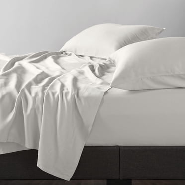 Allswell 300 Thread Count Soft & Silky 4-Piece Viscose from Bamboo Sateen Sheet Set