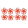 thumbnail image 2 of ZheElen Premium Arc Arc Corde Stabilisateur Amortisseurs de Vibrations Performance Accrue Rouge 2Set, 2 of 6