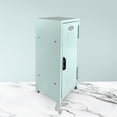 thumbnail image 4 of Makeup Storage Cabinet, Display Rack with A Lock Vertical File Cabinet Organizer Blue, 4 of 8