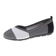 thumbnail image 1 of B91xZ Mocassin Pointu pour Femmes Confortable Bout Rond Fermé Ballerines Chaussures de Soirée Décontractées Formelles Mariage Danse, Noir 8, 1 of 5