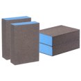 thumbnail image 1 of Unique Bargains 4pcs Sanding Sponge Blocks 400 Grits Sanding Block, 100x70x25mm, Brown&Blue, 1 of 7